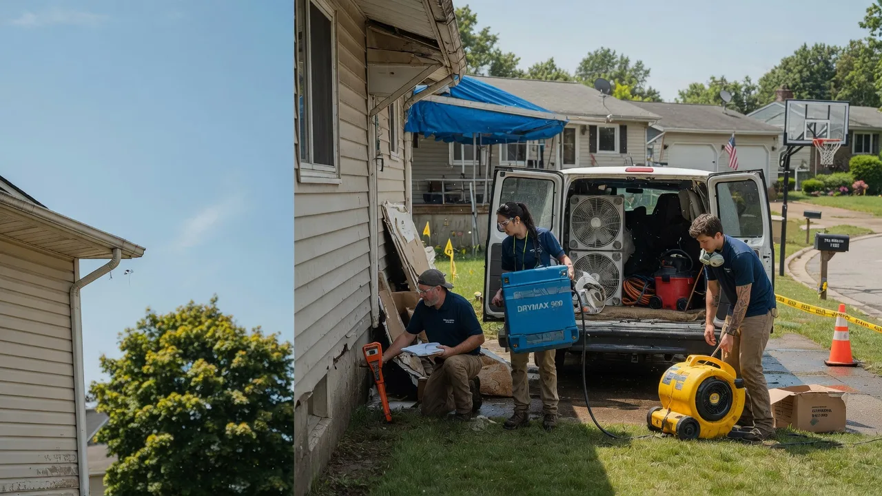Ceiling Leak Cleanup in Grapeville, PA near me